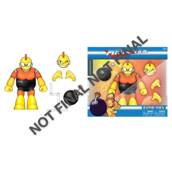 Mega Man Action Figure Bomb Man 13 cm