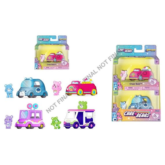 Care Bears Diecast Vehicles 1/55 Wave 1 Assortment (8)