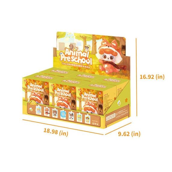 QKid: Animal Preschool Series Blind Box figure 18 cm Display (6)