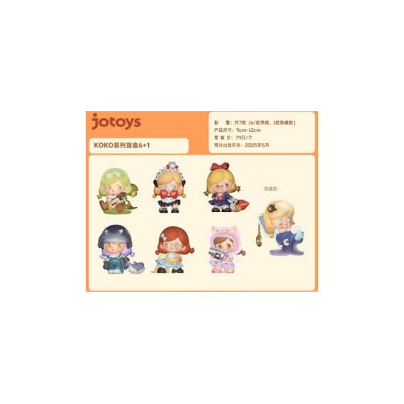 Kokosa: Girls Series Blind Box figure 9 - 12 cm Display (6)