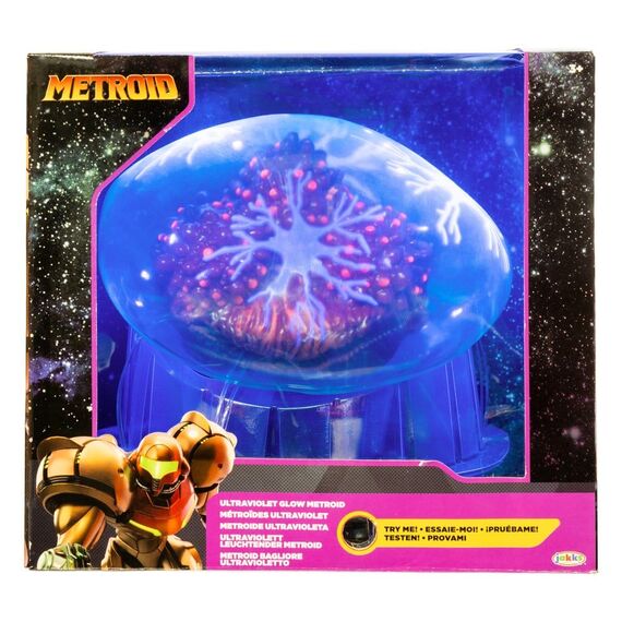World of Nintendo Metroid Prime Actionfigure Metroid Ultraviolet Glow 15 cm
