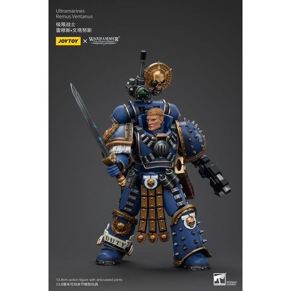 Warhammer The Horus Heresy Action Figure 1/18 Ultramarines Remus Ventanus 14 cm