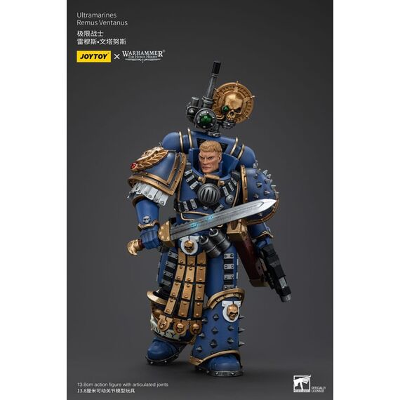Warhammer The Horus Heresy Action Figure 1/18 Ultramarines Remus Ventanus 14 cm