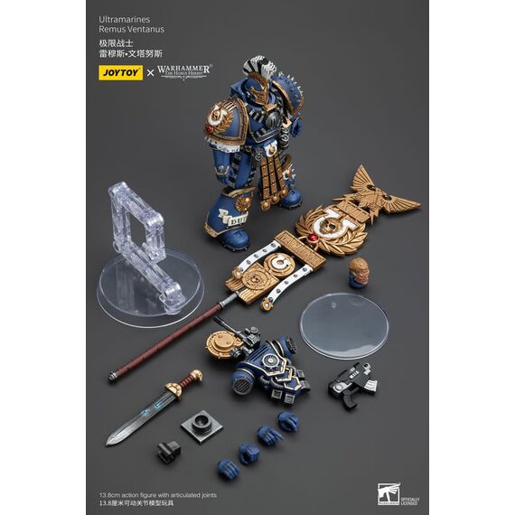 Warhammer The Horus Heresy Action Figure 1/18 Ultramarines Remus Ventanus 14 cm