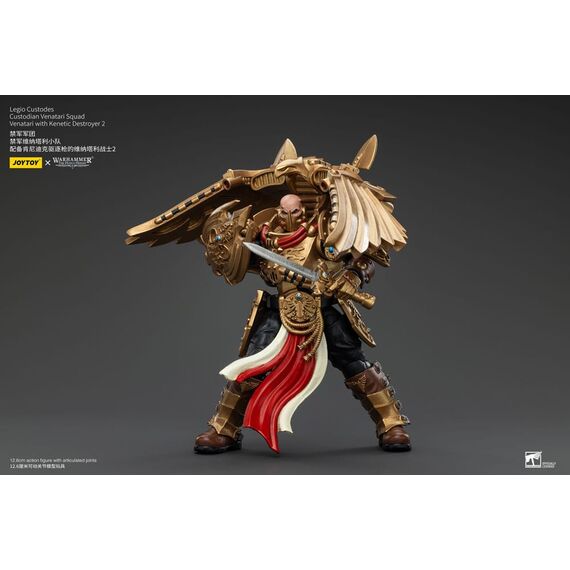 Warhammer The Horus Heresy Action Figure 1/18 Legio Custodes Custodian Venatari Squad Venatari with Kenetic Destroyer 2 13 cm