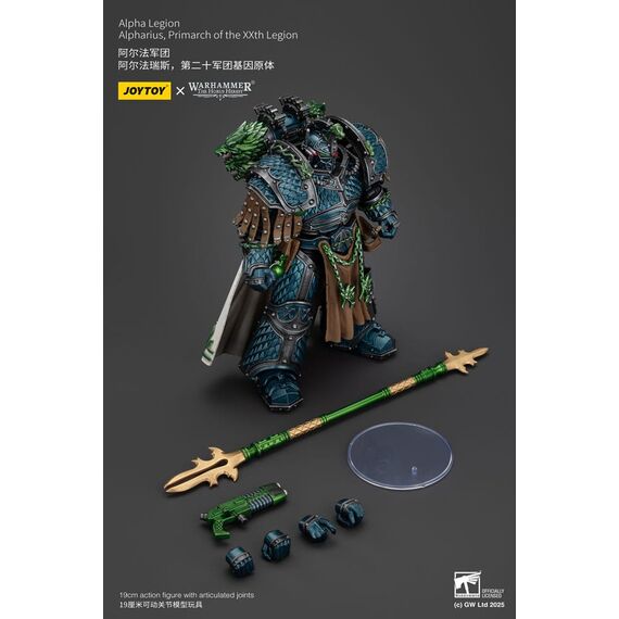 Warhammer The Horus Heresy Action Figure Alpha Legion Alpharius, Primarch of the XXth Legion 25 cm