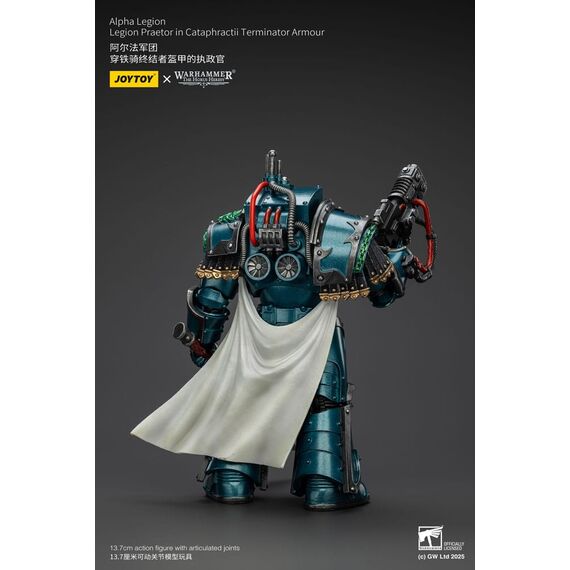 Warhammer The Horus Heresy Action Figure Alpha Legion Legion Praetor in Cataphractii Terminator Armour 18 cm