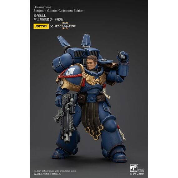 Warhammer 40,000: Space Marine 2 Action Figure Ultramarines Sergeant Gadriel Collectors Edition 13 cm