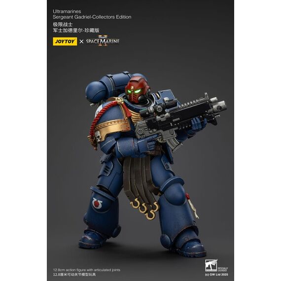 Warhammer 40,000: Space Marine 2 Action Figure Ultramarines Sergeant Gadriel Collectors Edition 13 cm