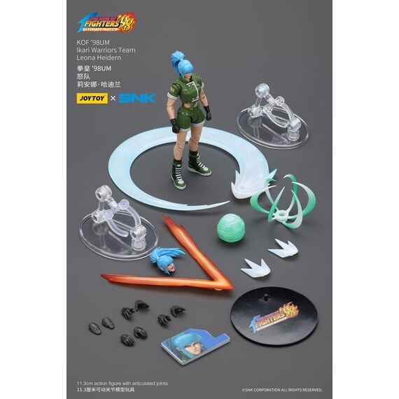 The King Of Fighters '98 Action Figure Hero Team Leona Heidern 11 cm