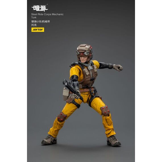 Steel Ride Corps Dark Source Action Figur Mechanic Tork 7 cm
