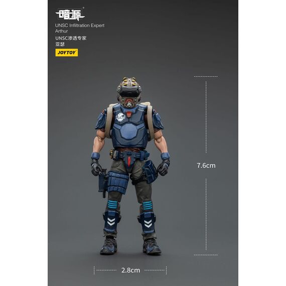UNSC Dark Source Action Figur Infiltration Expert Arthur 7 cm