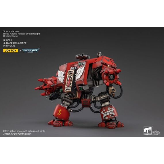 Warhammer 40,000 Action Figure Blood Angels Furioso Dreadnought Brother Samel 20 cm