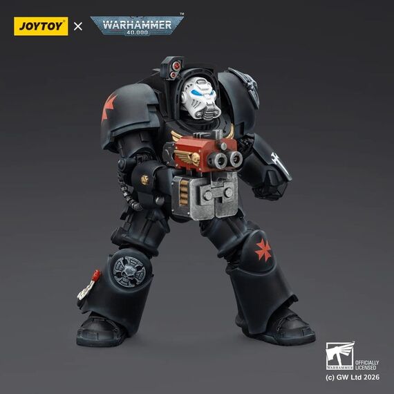 Warhammer 40,000 Action Figure Black Templars Terminator 2 with Power Fist and Storm Bolter 14 cm