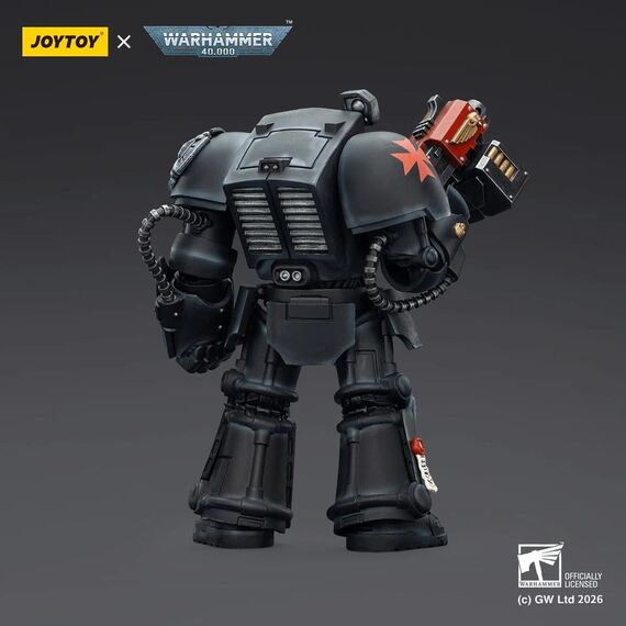 Warhammer 40,000 Action Figure Black Templars Terminator 2 with Power Fist and Storm Bolter 14 cm