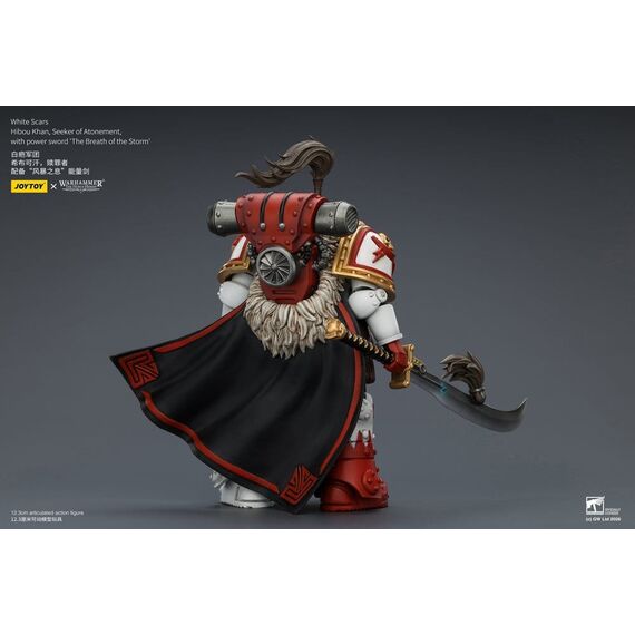 Warhammer The Horus Heresy Action Figure White Scars Hibou Khan, Seeker of Atonement 12 cm