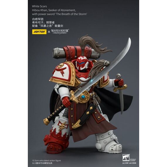 Warhammer The Horus Heresy Action Figure White Scars Hibou Khan, Seeker of Atonement 12 cm