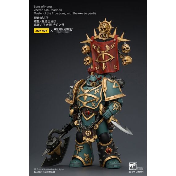 Warhammer The Horus Heresy Action Figure Sons of Horus Vheren Ashurhaddon Master of the True Sons 13 cm