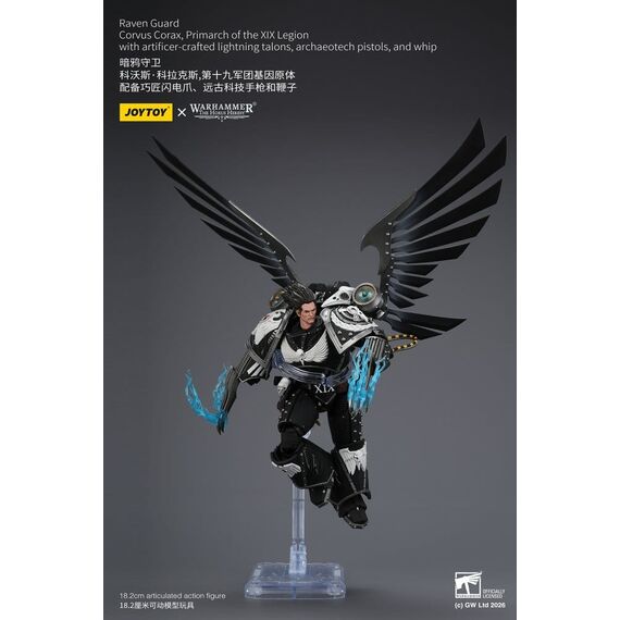 Warhammer 40,000 Action Figure Raven Guard Corvus Corax, Primarch of the XIX Legion 18 cm