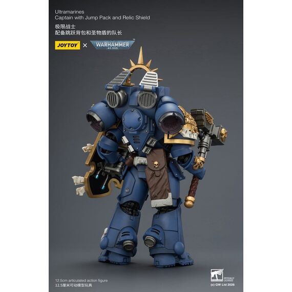 Warhammer Action Figure Ultramarines Captain 13 cm
