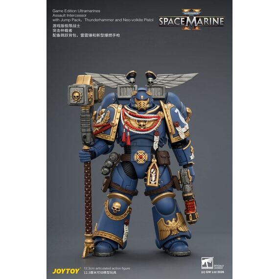 Warhammer Action Figure Game Edition Ultramarines Assault Intercessor 12 cm