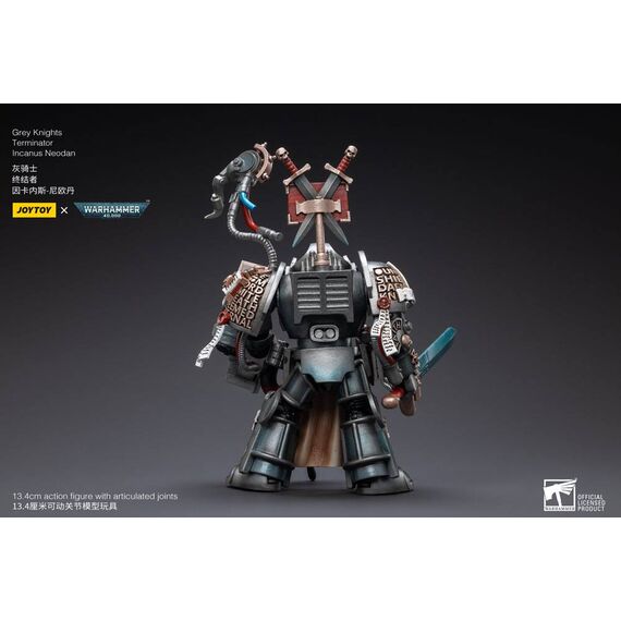 Warhammer 40k Action Figure 1/18 Grey Knights Terminator Incanus Neodan 13 cm