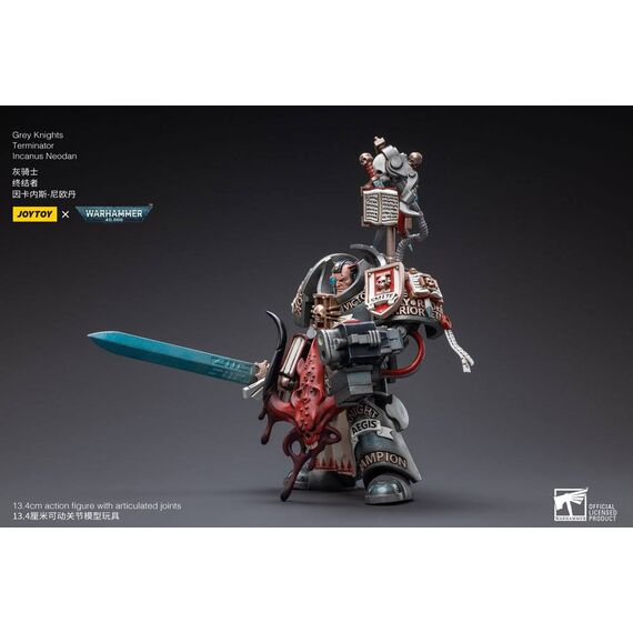 Warhammer 40k Action Figure 1/18 Grey Knights Terminator Incanus Neodan 13 cm