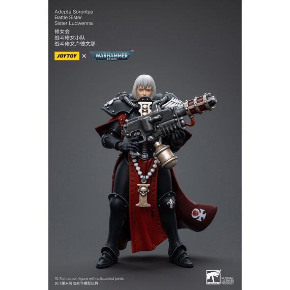 Warhammer 40k Action Figure 1/18 Adepta Sororitas Battle Sister Sister Ludwenna 10 cm