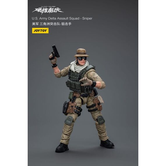 Hardcore Coldplay Action Figure 1/18 U.S. Army Delta Assault Squad Sniper 11 cm