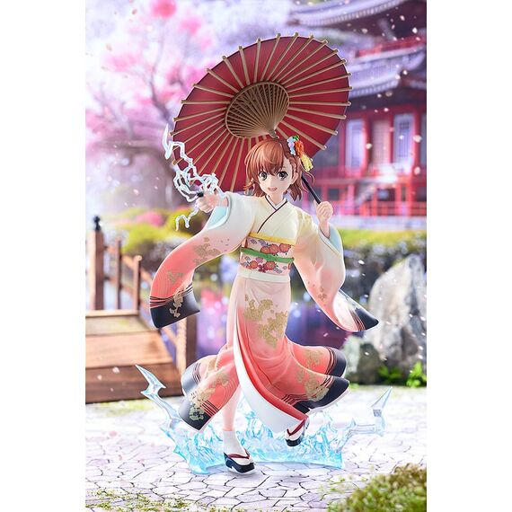 A Certain Scientific Railgun T Statue 1/7 Mikoto Misaka Furisode Kimono Ver. 28 cm