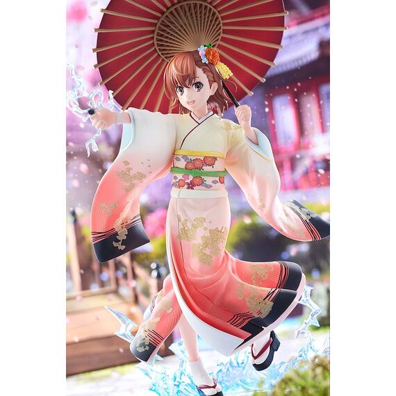A Certain Scientific Railgun T Statue 1/7 Mikoto Misaka Furisode Kimono Ver. 28 cm