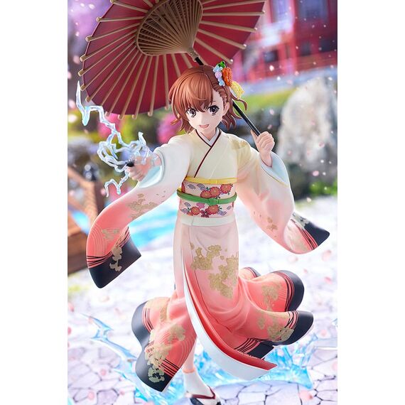 A Certain Scientific Railgun T Statue 1/7 Mikoto Misaka Furisode Kimono Ver. 28 cm