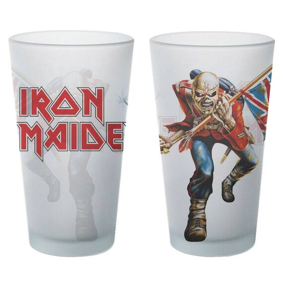Iron Maiden Pint Glass The Trooper