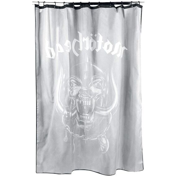Motörhead Shower Curtain Warpig Logo