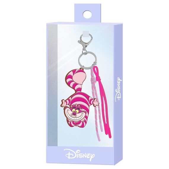 Alice in Wonderland Charm Keyring Cheshire Cat Smile