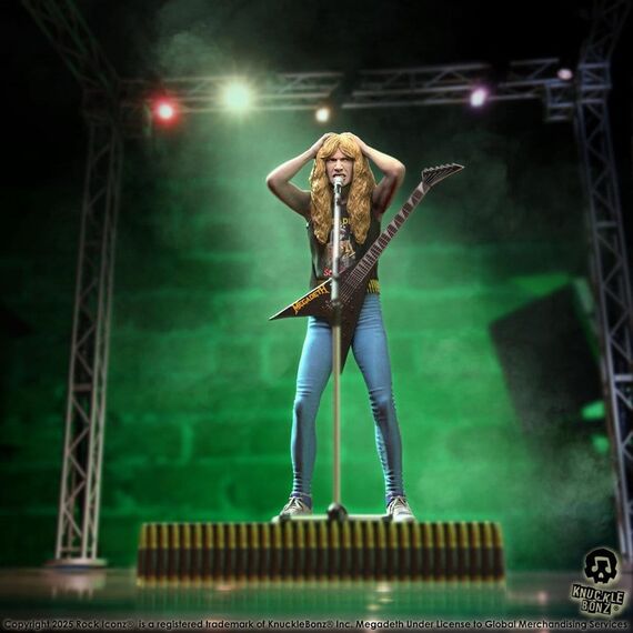 Megadeth Rock Iconz Statue Dave Mustaine II 22 cm