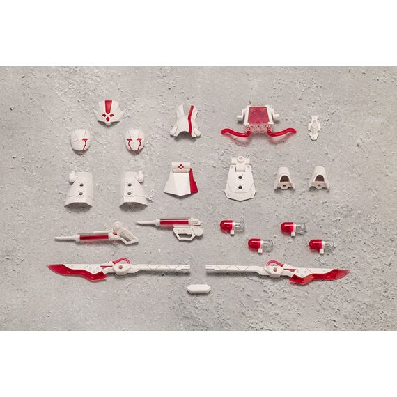 Unlimited Universe Megalomaria Model Kit Metamorphose Unit Exarmor White Nurse 16 cm