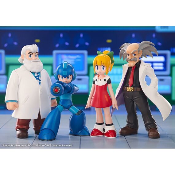Mega Man Oshi Works PVC Figure Roll 19 cm