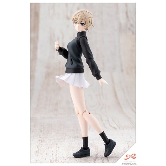 Sousai Shojo Teien Plastic Model Kit 1/10 Rui Saotome Touhou High School Tracksuit Dreaming Style Midnight Onyx 16 cm