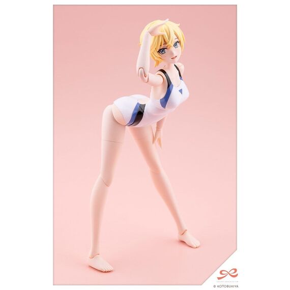 Sousaishojoteien Plastic Model 1/10 Rui Saotome Touou High School Competitive Swimsuit Dreaming Style White Dolphin 16 cm