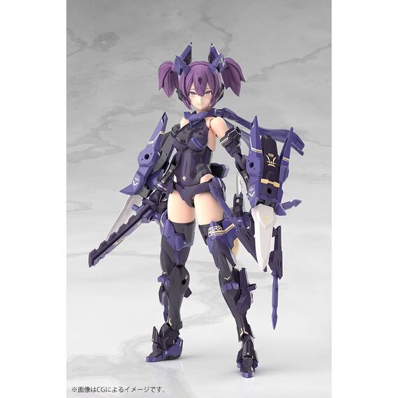 Megami Device Plastic Model Kit 1/1 Asra Ninja Kaname Shadow Edition Full Package 14 cm