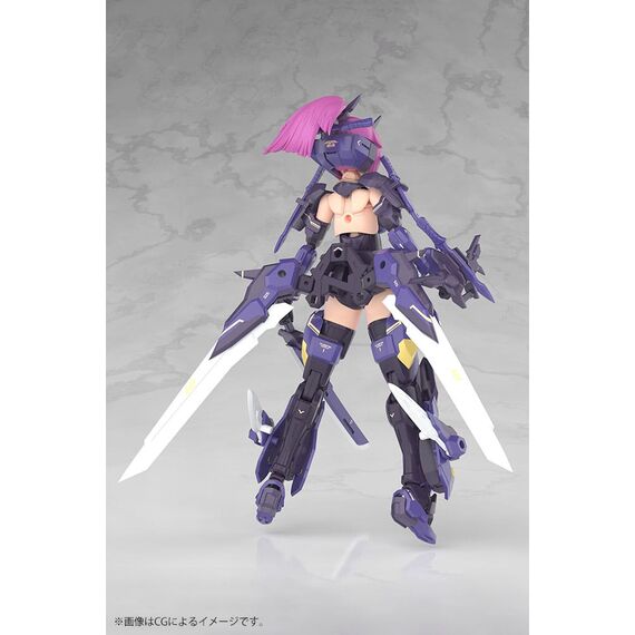 Megami Device Plastic Model Kit 1/1 Asra Archer Kizuna Shadow Edition Full Package 14 cm