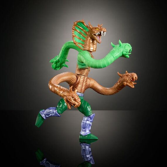 MOTU x TMNT: Turtles of Grayskull Deluxe Action Figure King Hiss 14 cm