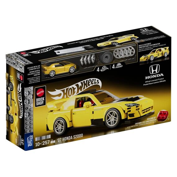 Hot Wheels Speed Series Mattel Brick Shop Building Set 1/32 '07 Honda S2000