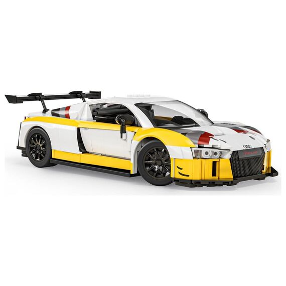 Hot Wheels Elite Mattel Brick Shop Building Set 1/16 '15 Audi R8 LMS