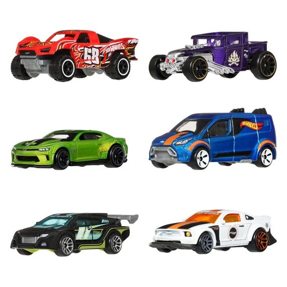 Hot Wheels Silver Series Die-Cast Vehicle 6-Pack 1/64 Legends
