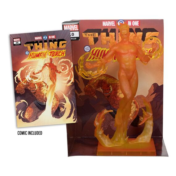 Marvel Collection PVC Statue 1/6 Human Torch (Marvel 2 in 1 #10) 29 cm