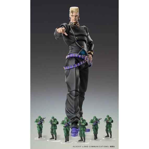 JoJo's Bizarre Adventure: Diamond Is Unbreakable Action Figure Chozokado Keicho Nijimura & Bad Company 17 cm