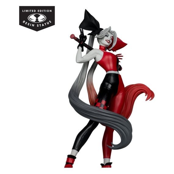 DC Direct Harley Quinn: Red, White & Black Statue 1/10 Harley Quinn by Alex Garner 21 cm
