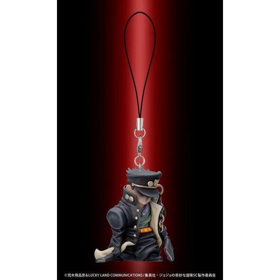 JoJo's Bizarre Adventure: Stardust Crusaders Mini figures Set Chozo Mascot Strap Collection Blind Box (6)